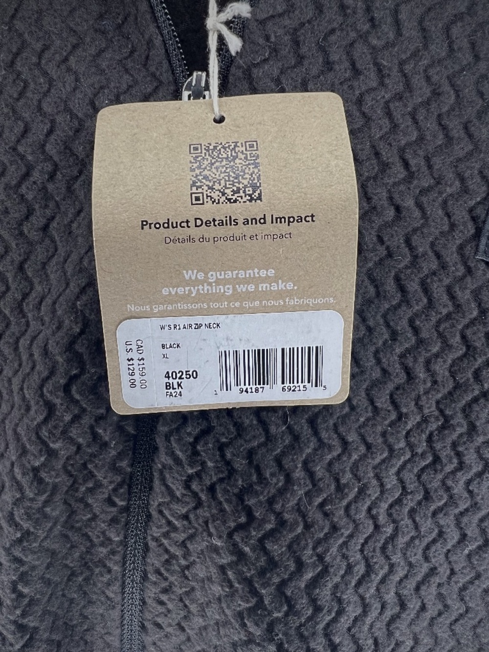 Patagonia R1 Air Fleece Zip-Neck Long-Sleeve - Picture 4 of 8
